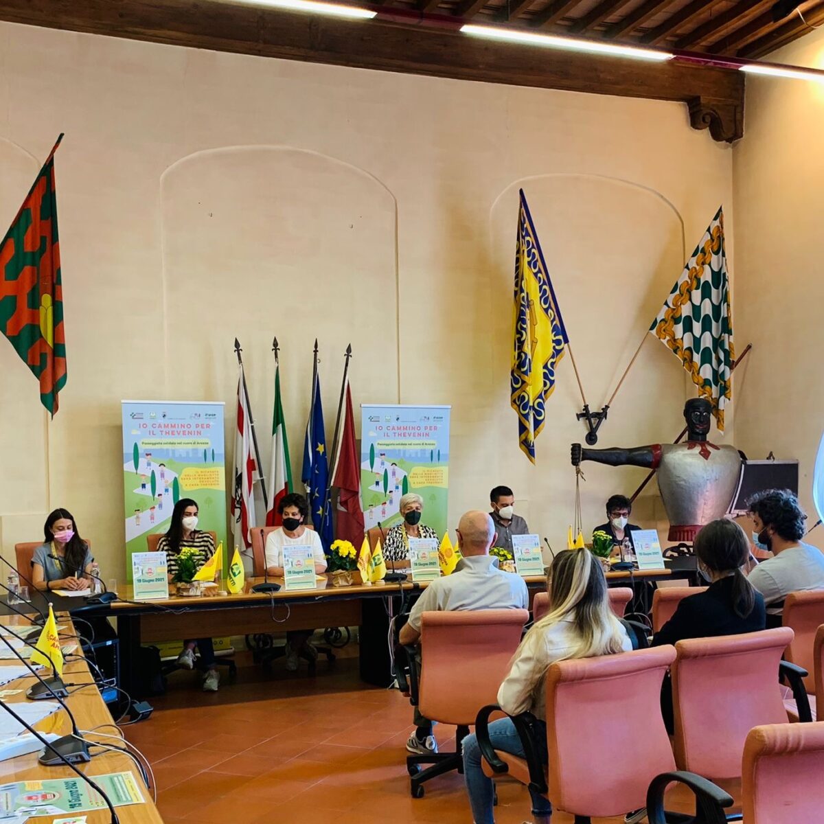 Arezzo Io cammino per Casa Thevenin passeggiata solidale nel